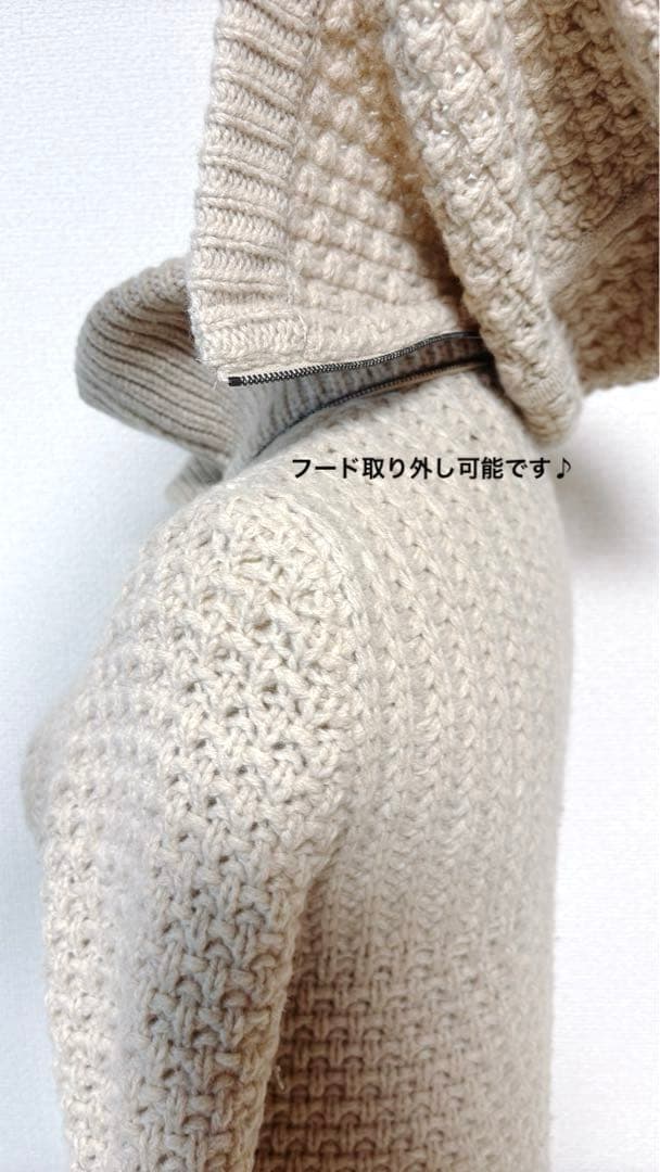 BURBERRYLONDON ダッフルコート　フーディ　2WAYカシミア　M相当