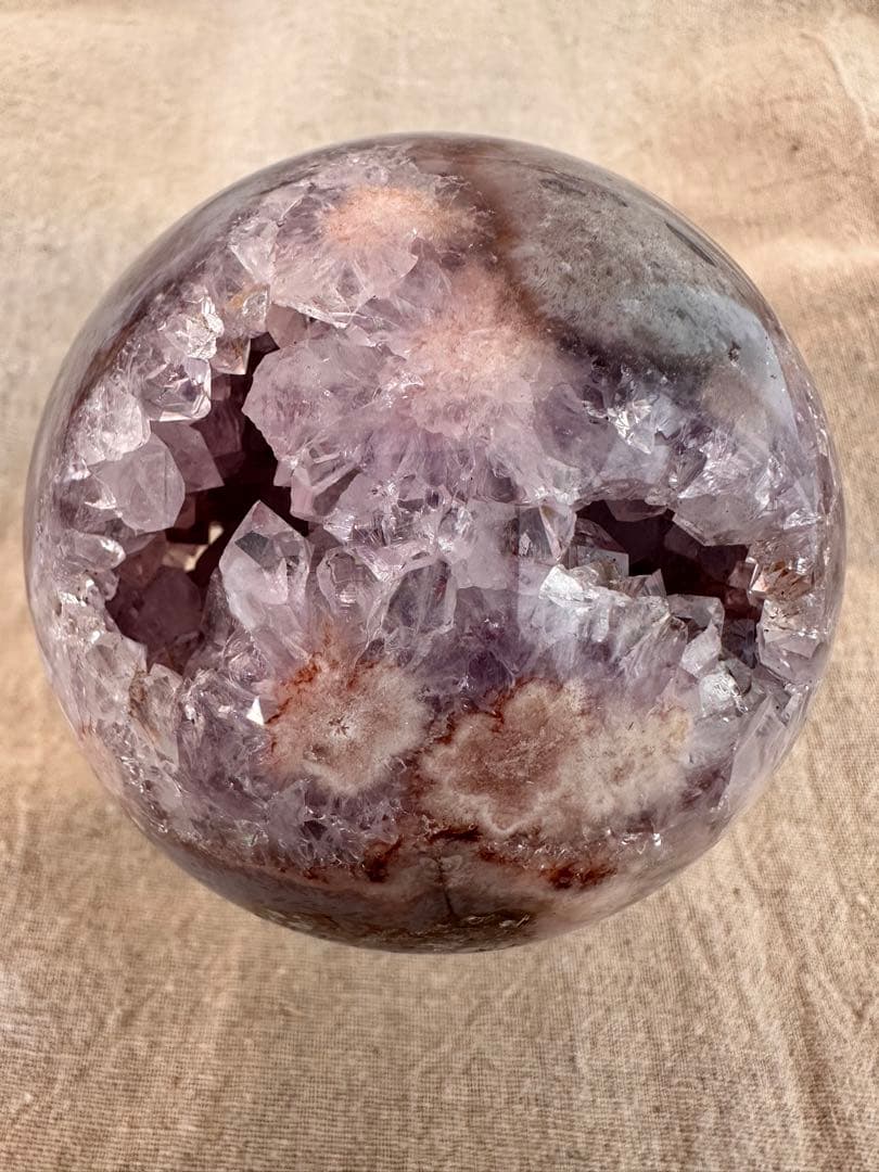 高品質！　アメジスト　ブルーアゲート　フラワーアゲート　笑口　スフィア　虹入