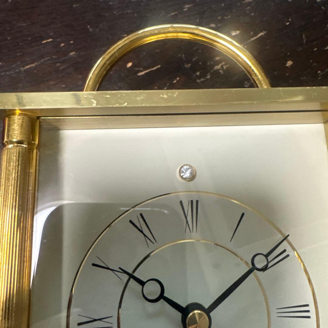 WAKO ゴールド仕上げ 置時計