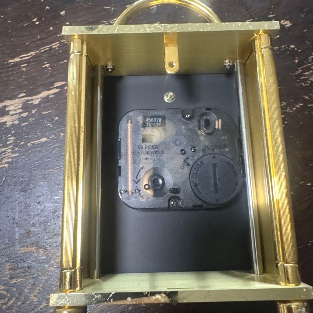 WAKO ゴールド仕上げ 置時計