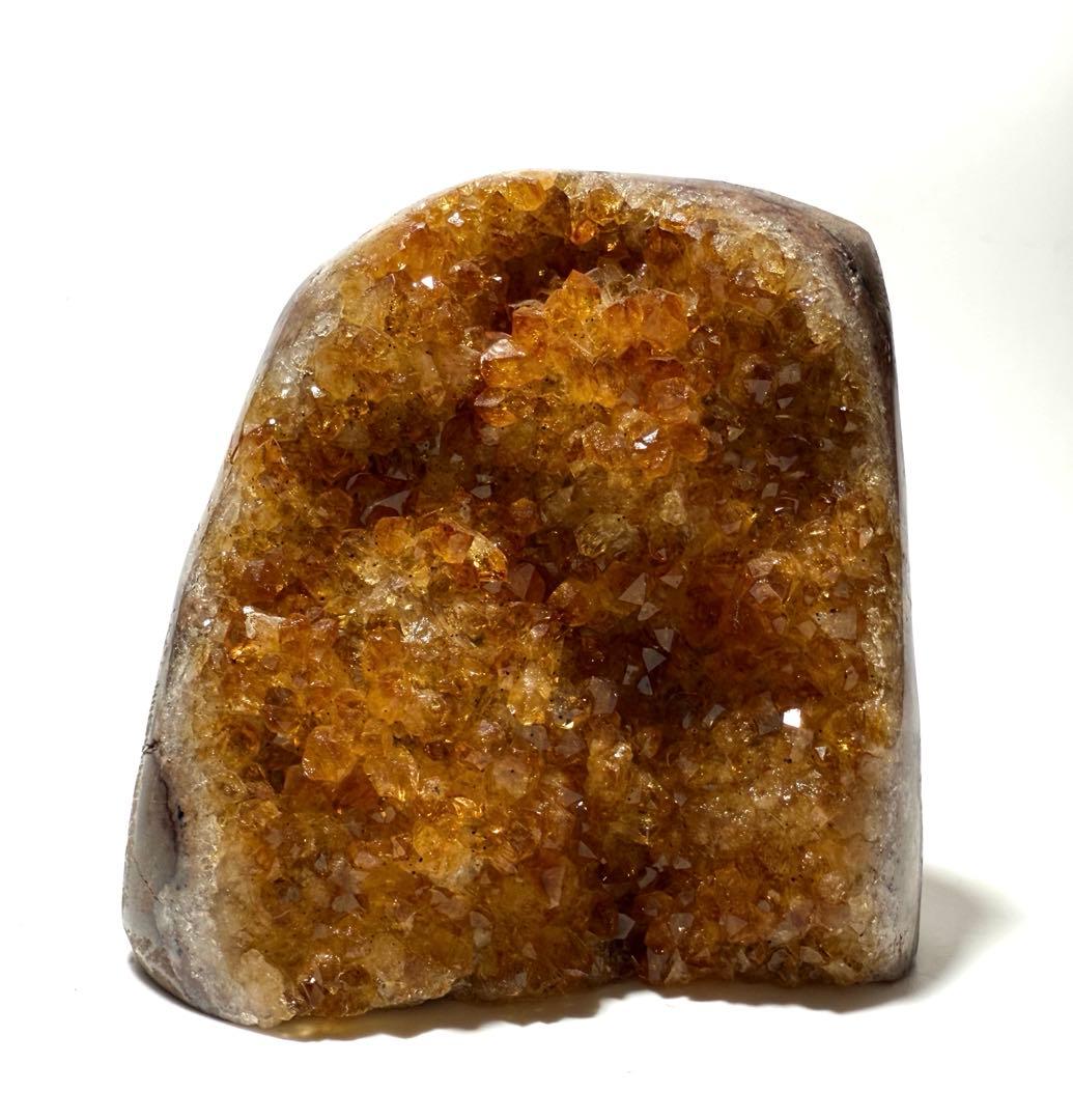 【約341g】シトリンクラスター　原石　天然石　シトリンドーム