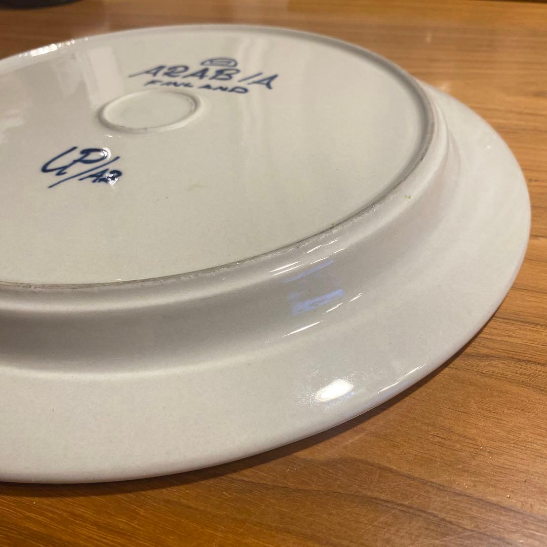 ARABIA Anemoneアネモネ 33cmプレート