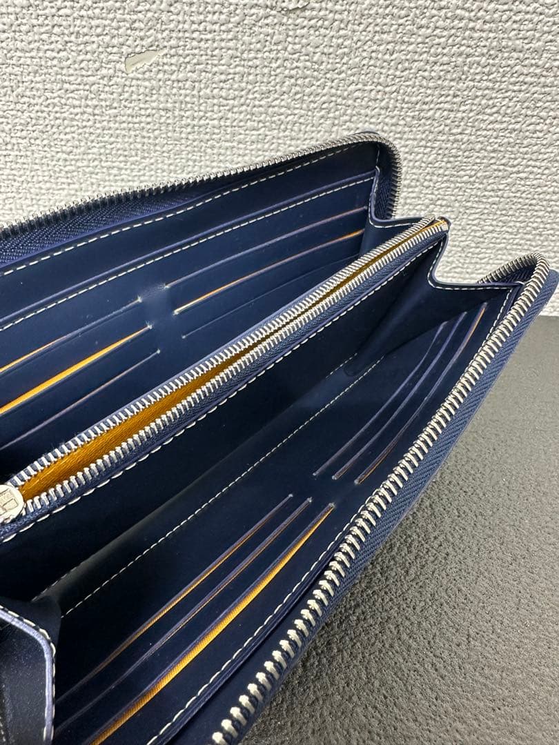 【GOYARD】　マティニョンGM ウォレット ネイビー
