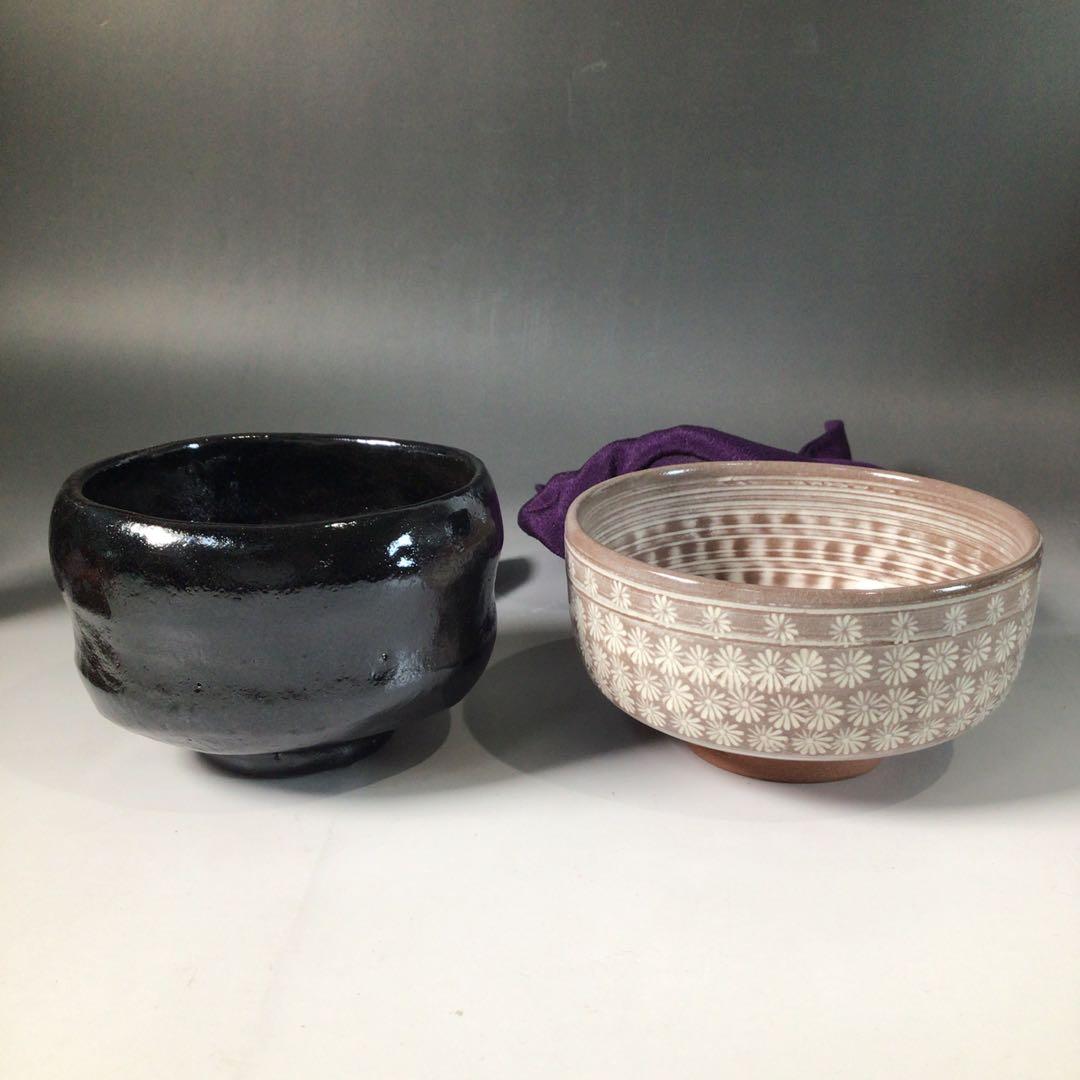 Ｓ１２１　御所籠　『和田鱗司作』『利休形』『竹茶籠』『茶器揃』　共箱　茶道具