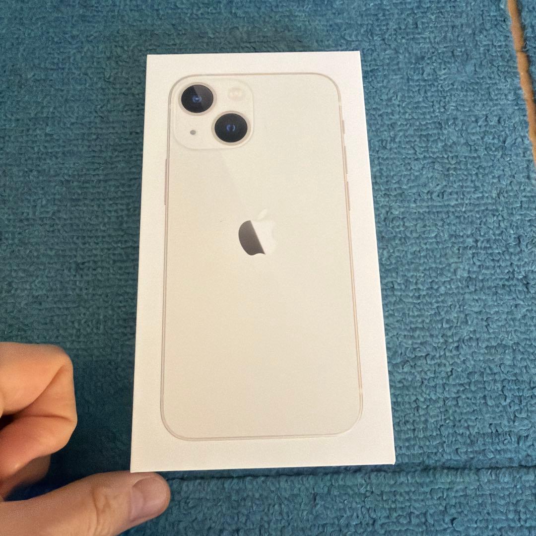 極美品 iPhone 13 mini 512GB スターライト。オマケ多数