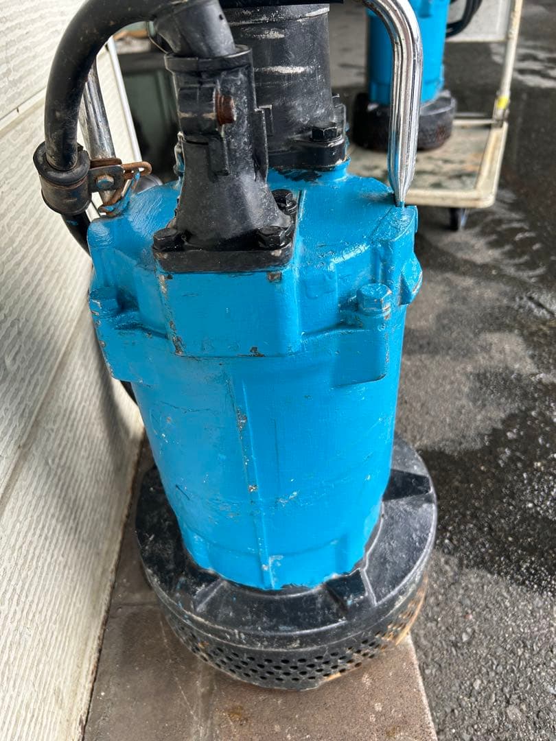 K1★ツルミKTV3-55ハイスピンポンプ工事排水用5.5Kw 50Hz