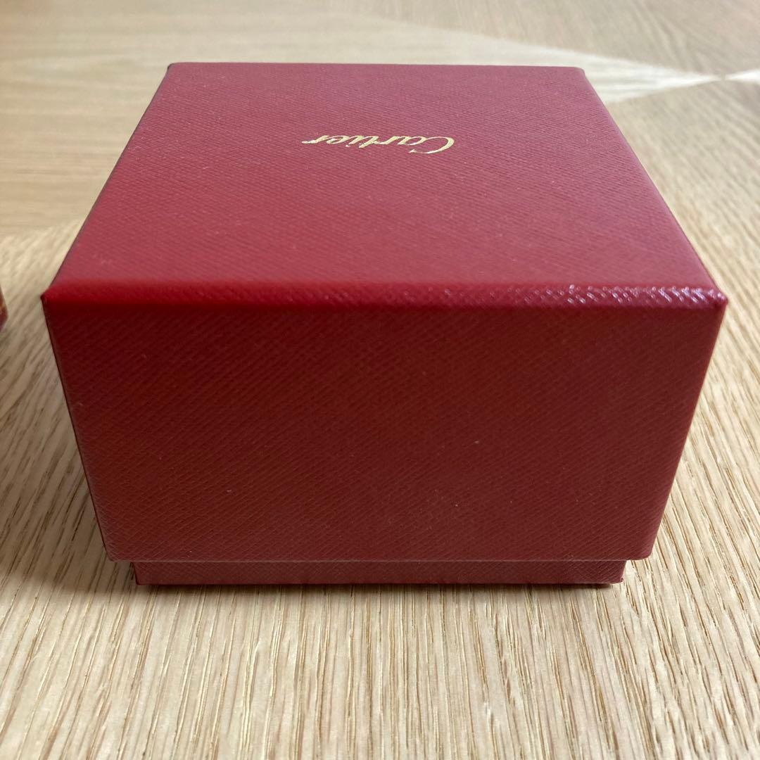 【新品】Cartier 指輪入れ 赤いジュエリーボックス 小物入れ　スエード