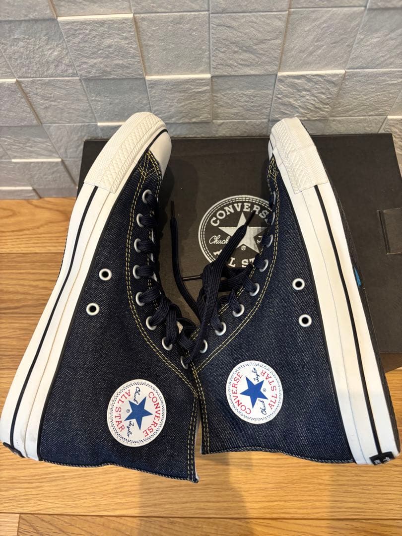 コンバース　100周年モデルデニムハイカットスニーカー