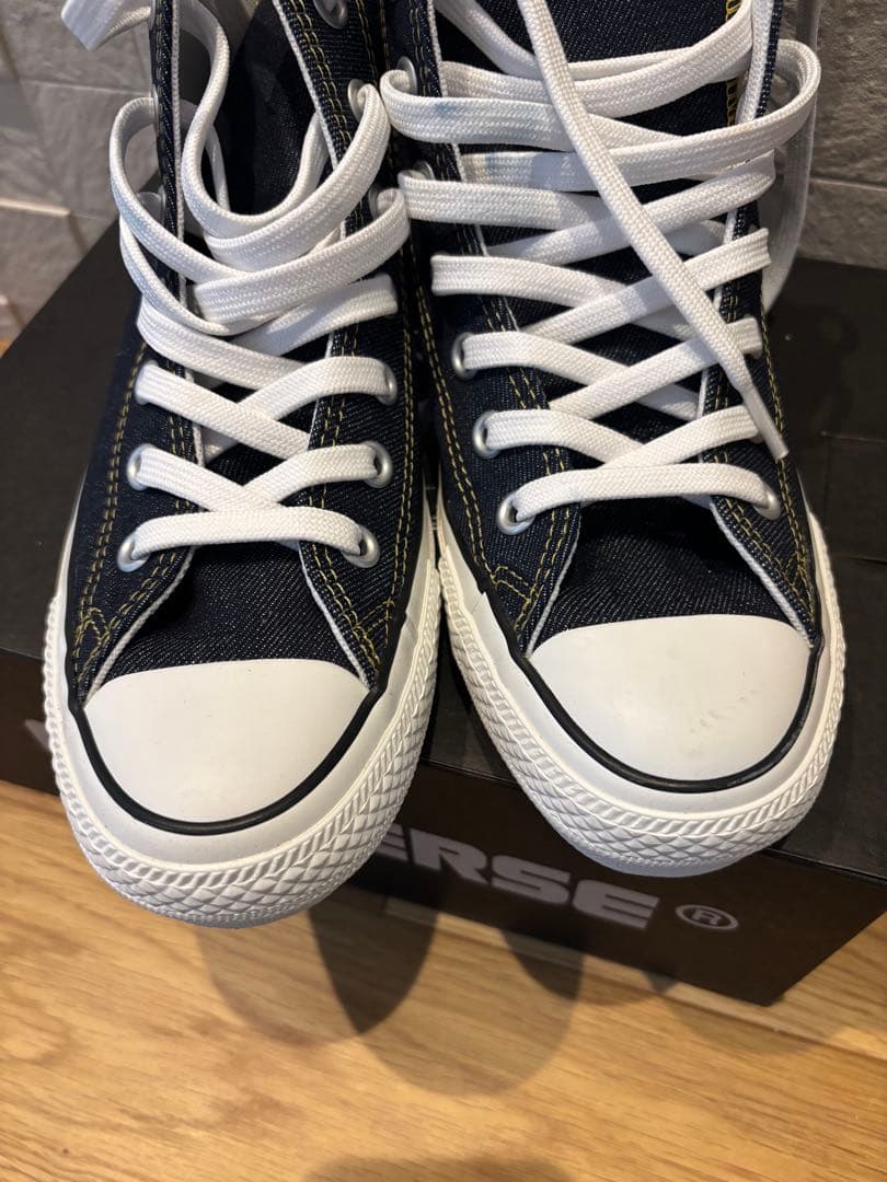 コンバース　100周年モデルデニムハイカットスニーカー