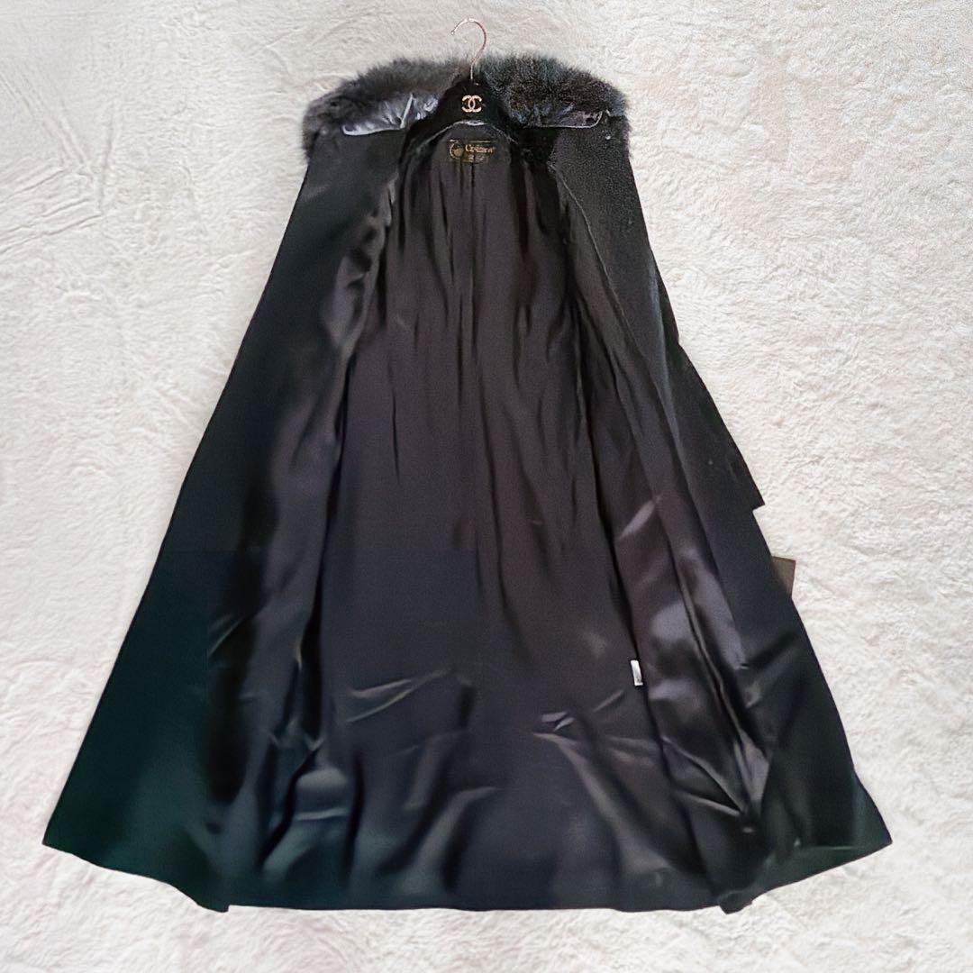 新品タグ付き✨【ピュアカシミヤ】ブルーフォックス マキシ丈ロングコート 2way