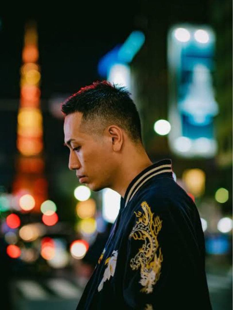 【JJJ着用】　希少　スカジャン　鷲　ドラゴン　別珍 キルティング　ベトジャン