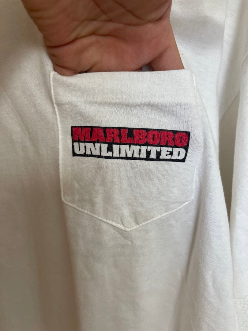90s USA製 Marlboro マルボロ マップ プリントＴシャツ