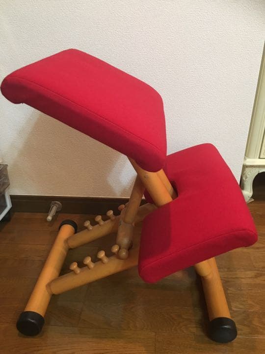 ストッケ マルチ バランスチェア STOKKE 椅子 チェア 赤 北欧