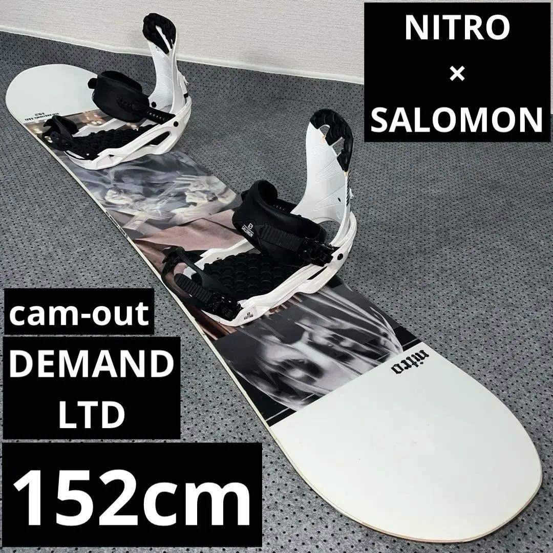 2回使用 NITRO DEMAND LTD 152＋SALOMON RHYTHM