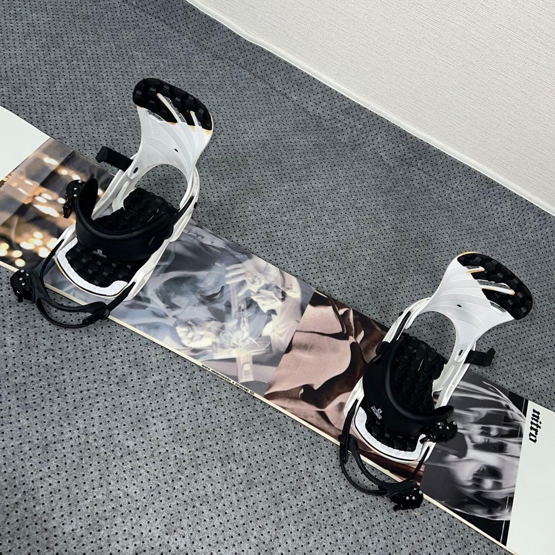 2回使用 NITRO DEMAND LTD 152＋SALOMON RHYTHM