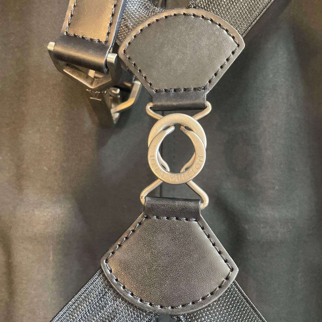 Louis Vuitton ブラックレザー キャリーケース