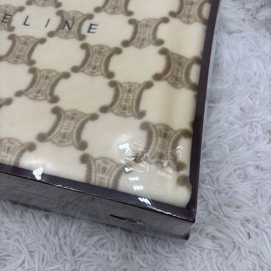 【未使用・保管品】CELINE セリーヌ マカダム総柄　綿毛布　2セット✨