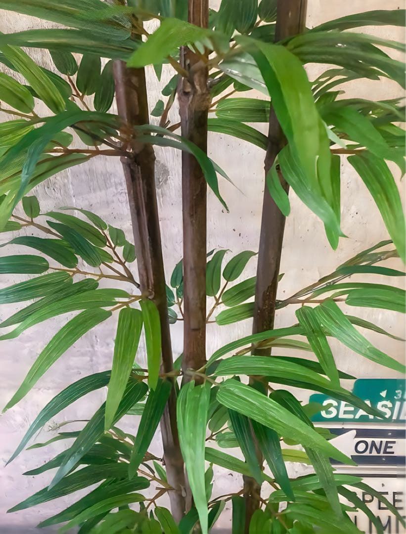 光触媒　人工観葉植物　ウォールグリーン　フェイクグリーン　黒竹105gj