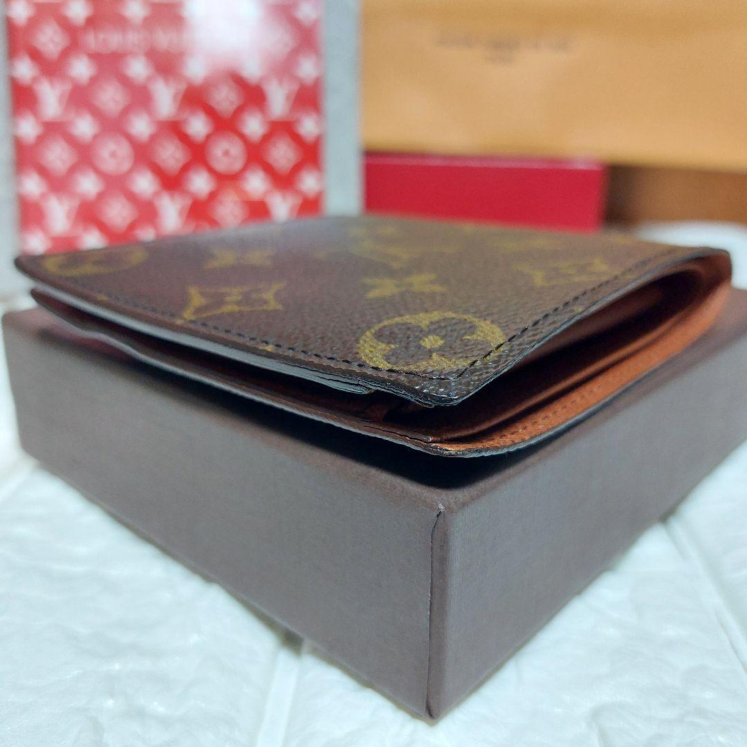 美品 Louis Vuitton ルイヴィトン モノグラム 二つ折財布