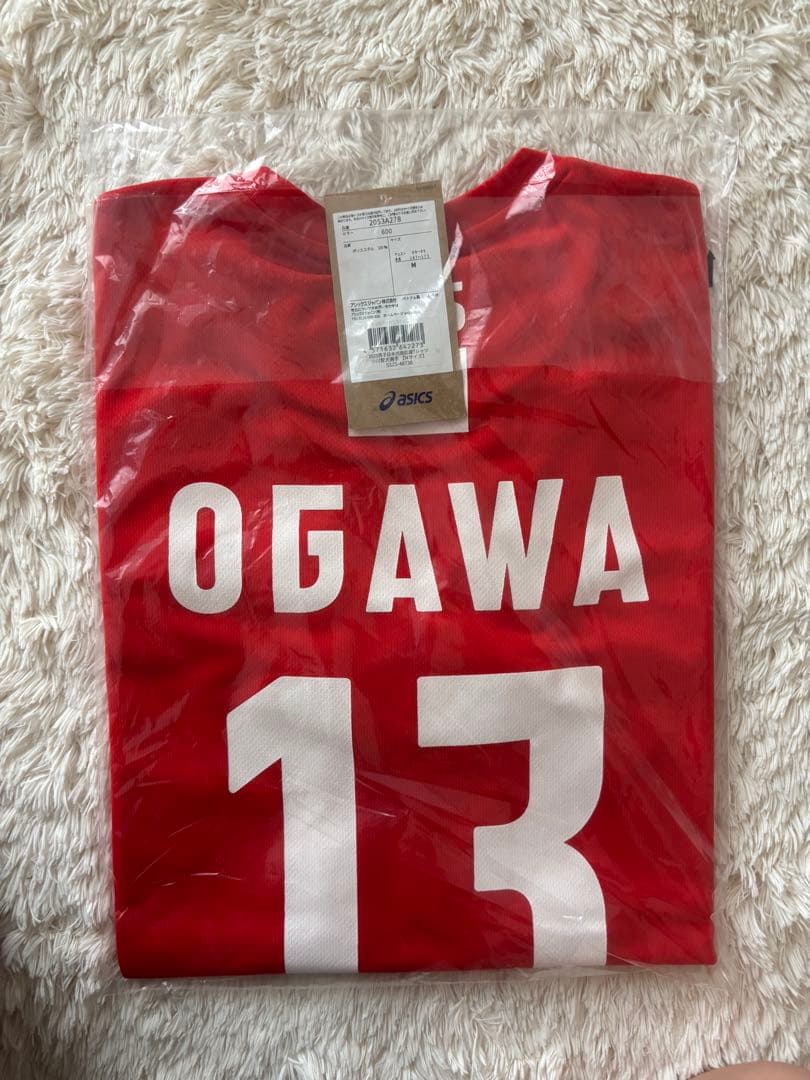 2025男子日本代表応援Tシャツ 小川智大選手 13番　Mサイズ