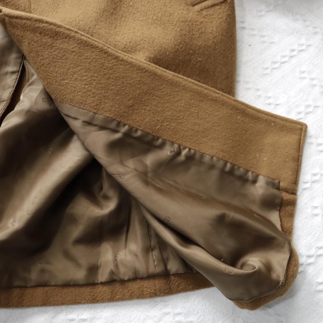 ヴィンテージ　プレタポルテ　クリスチャンディオール　ウールロングコート