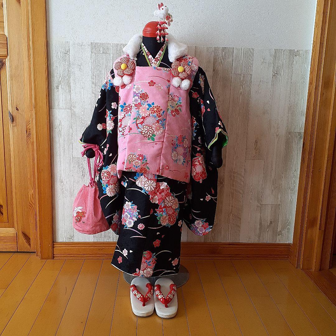 七五三 女の子 3歳 ふわふわうさぎちゃん