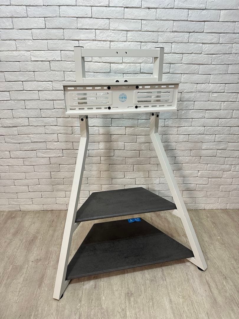 【東京都内23区配送無料】テレビ台　コーナー　スタンド　TV ボード　角　白