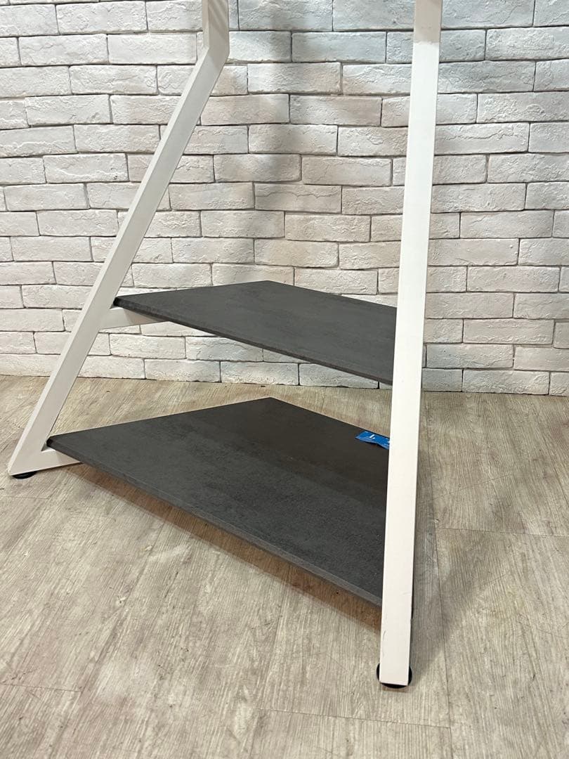 【東京都内23区配送無料】テレビ台　コーナー　スタンド　TV ボード　角　白