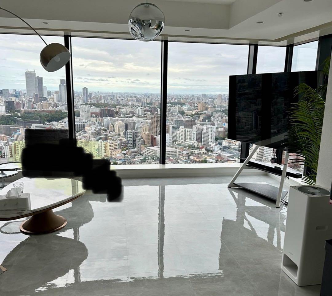 【東京都内23区配送無料】テレビ台　コーナー　スタンド　TV ボード　角　白