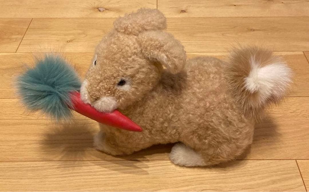 うさぎ　ヴィンテージ　ビンテージ　ぬいぐるみ　置物　希少　インテリア　革