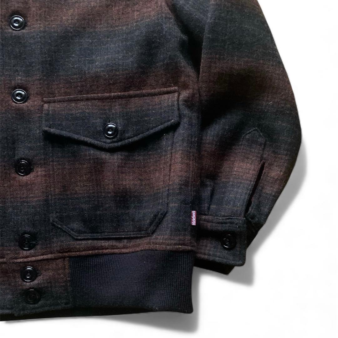 HIDEANDSEEKWool Check Buruzon 【USED】