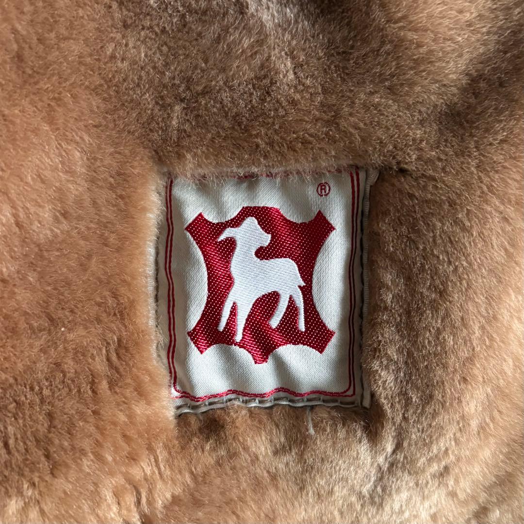 【70s vintage】リアルムートンコート　本革　ヌバックレザー　ユーロ古着