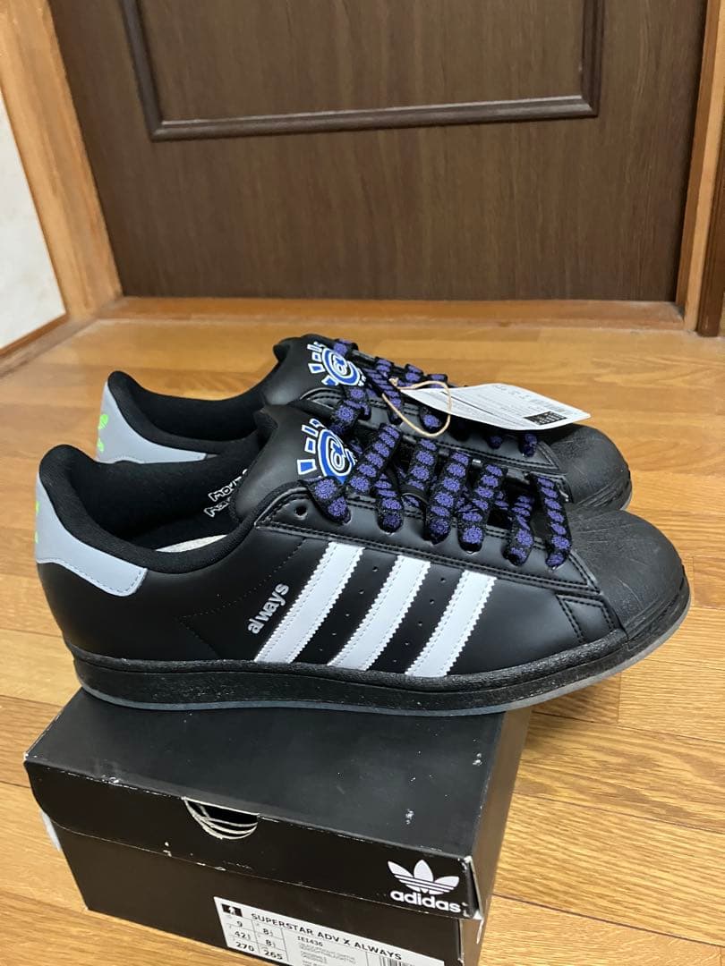 31日までの価格！adidas × always superstar 27cm