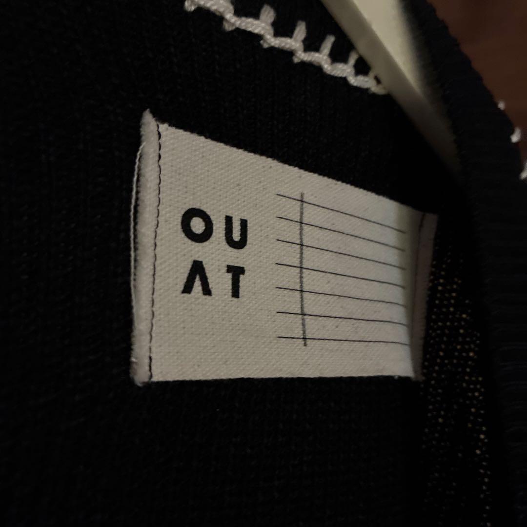 OUAT 004 BLACK OFFICE CARDIGAN黒カーディガン