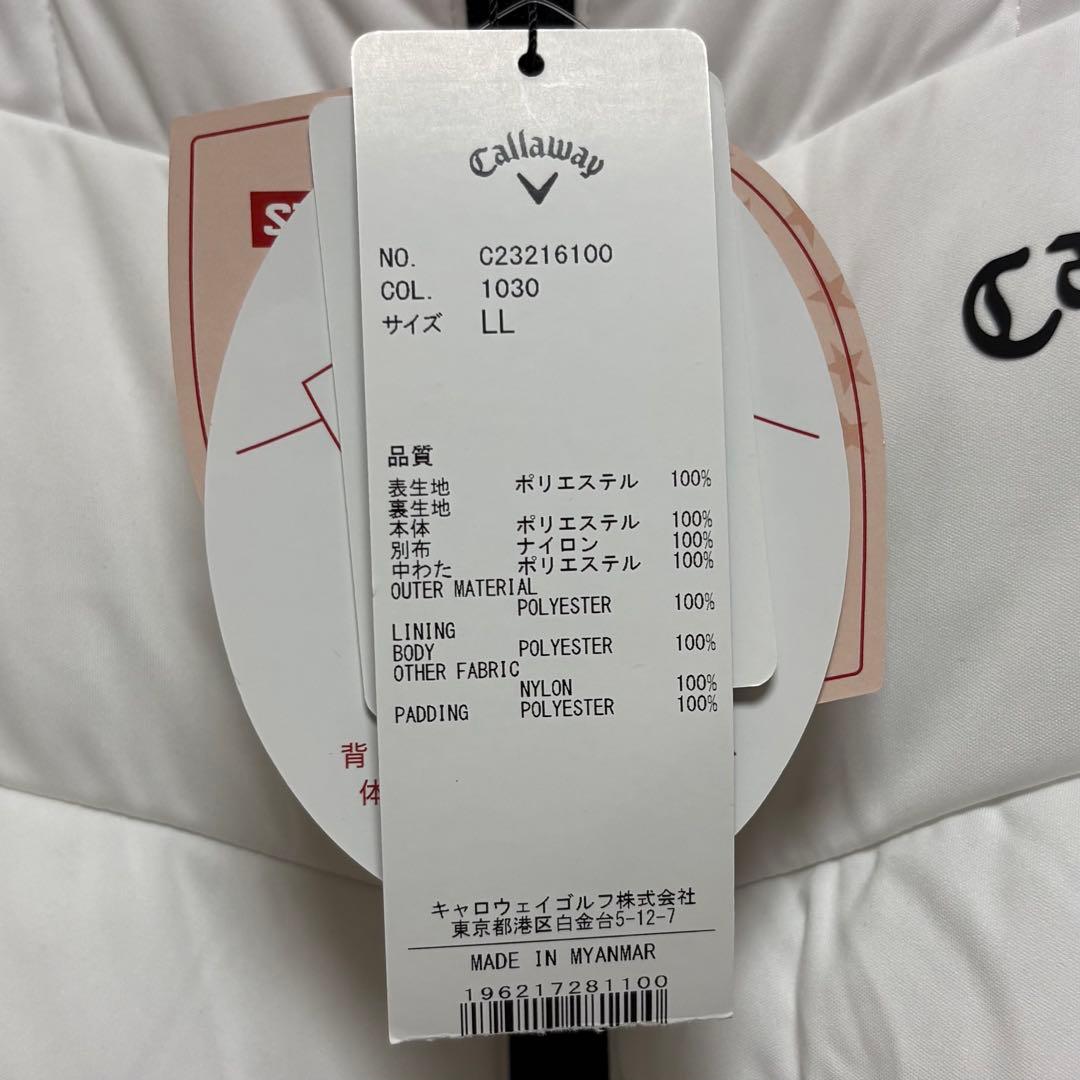 okaji39　Callaway 中綿ベスト サイズLL【未使用品】