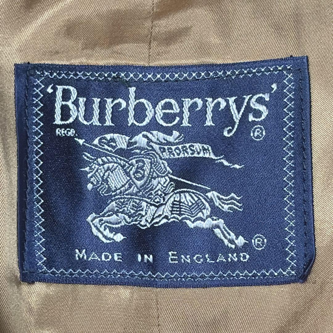 Burberrys ステンカラーコート カシミヤ混 ロングコート比翼 885