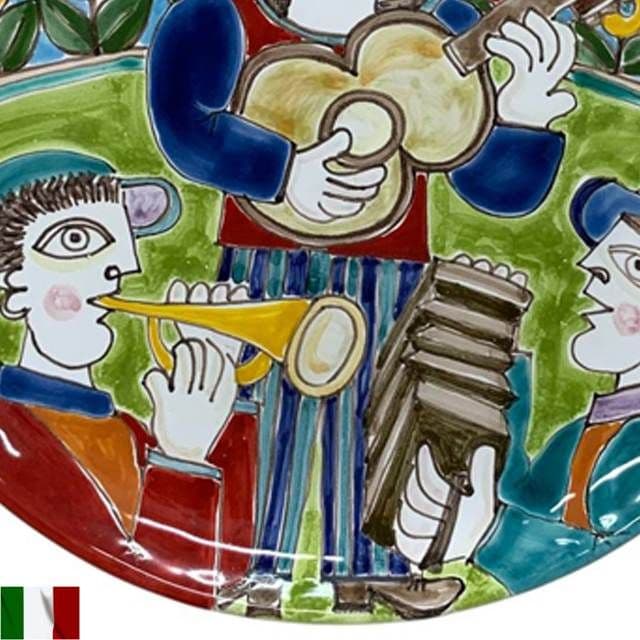 絵皿 飾り皿 壁掛け スザンナデシモーネ イタリア