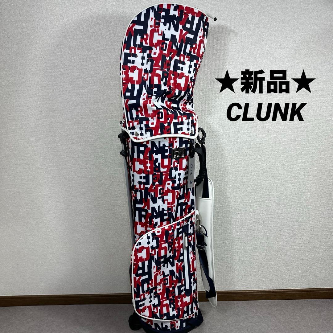 ★新品★ CLUNK クランク キャディバッグ ゴルフバッグ グラフィック 軽量