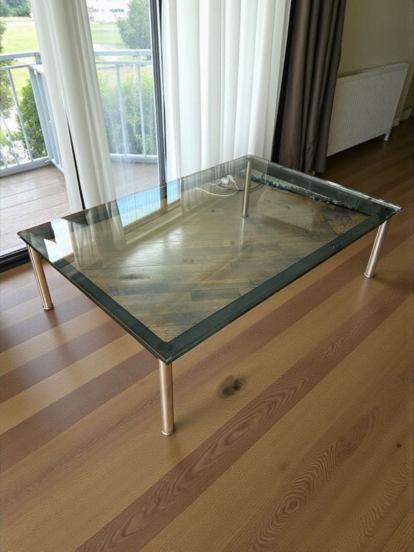 今週のみ限定【カッシーナ】TABLE EN TUBE ローテーブル/ブラック