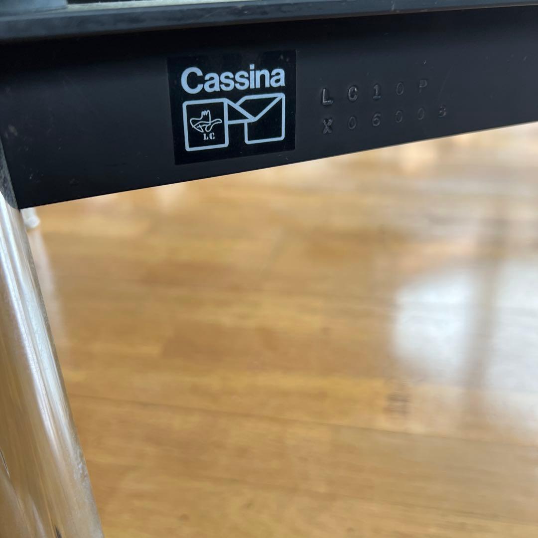 今週のみ限定【カッシーナ】TABLE EN TUBE ローテーブル/ブラック