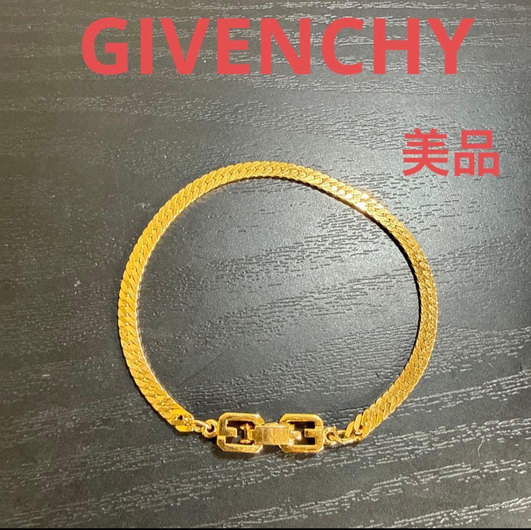 GIVENCHY ジバンシー　喜平チェーンブレスレット　ゴールドカラー　美品