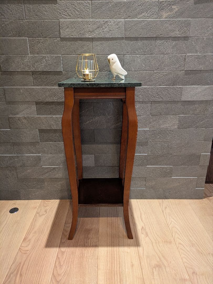 【Itokin】大理石 サイドテーブル 花台 コンソール テーブル アンティーク