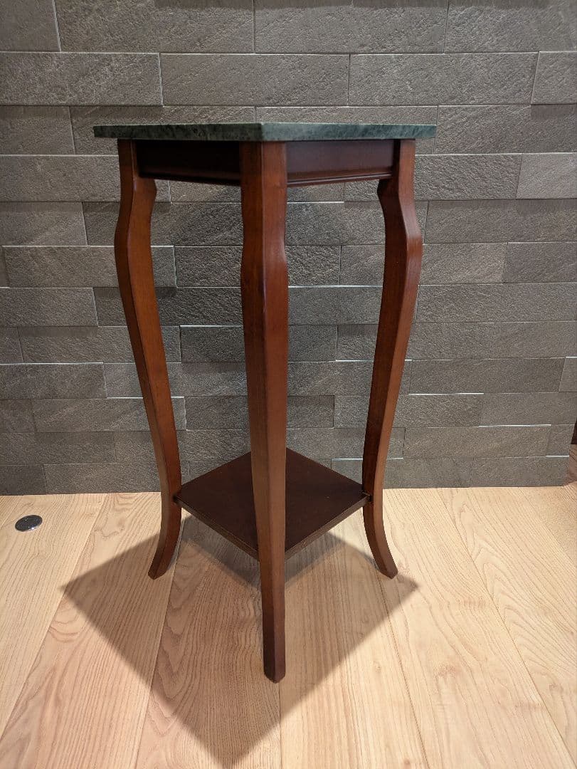 【Itokin】大理石 サイドテーブル 花台 コンソール テーブル アンティーク