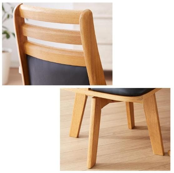 CD DC CB 6脚　ダイニングチェア　アームチェア　肘付　ブラウン＊ブラック