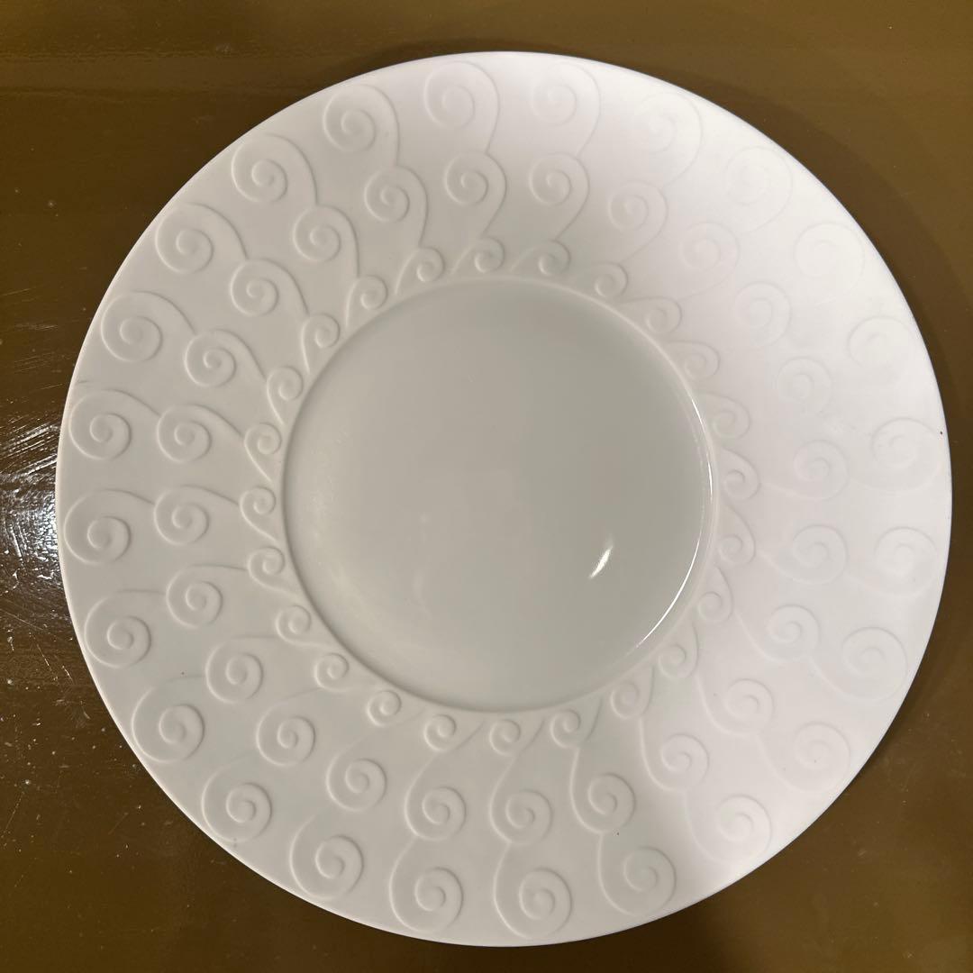 JL Coquet Borne Spirale 皿 ホワイト