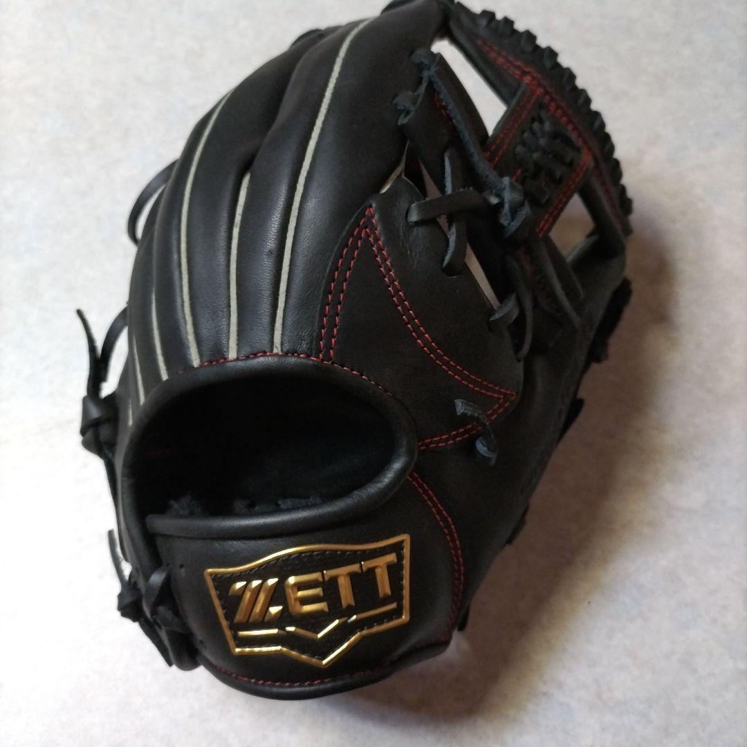 【2023年製】柔らかの人気アイテム　軟式用グローブ　ゼット　ブラック2
