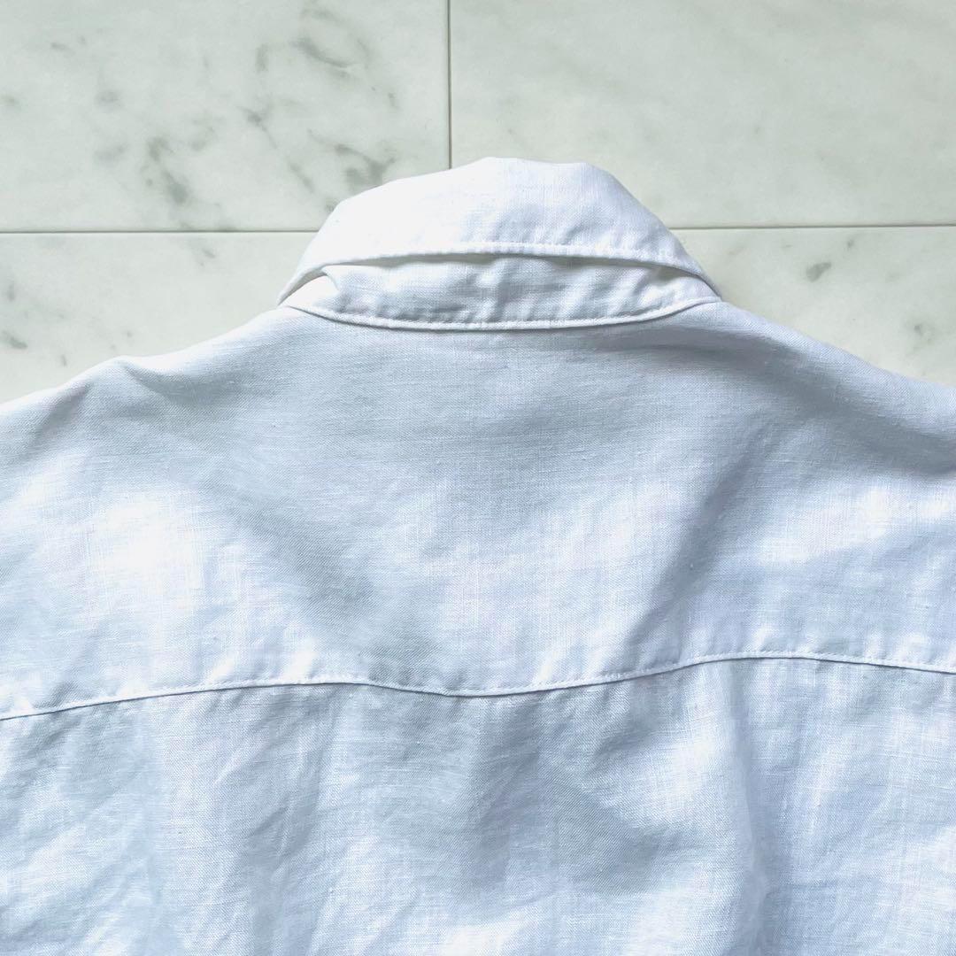 ジュンヤ ワタナベコムデギャルソン リネン シャツ ブラウス ホワイト 白