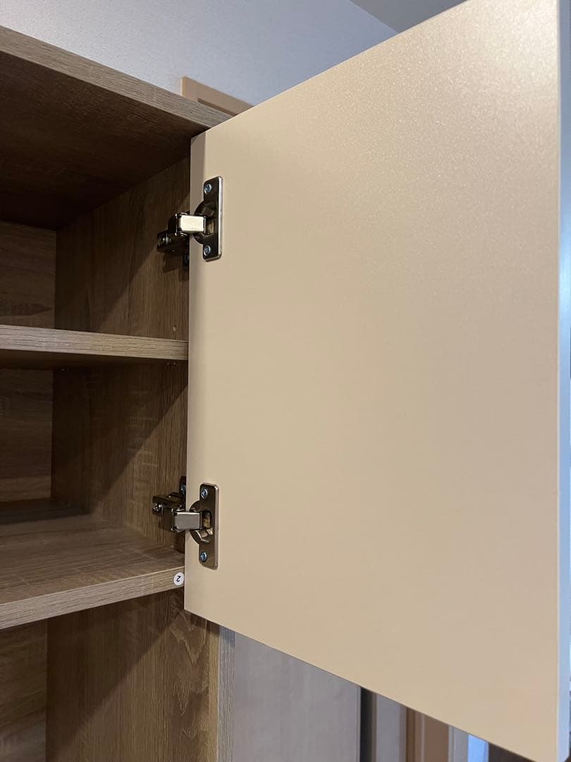 【ぴり様】食器棚 バイカラー レンジボード 幅90cm