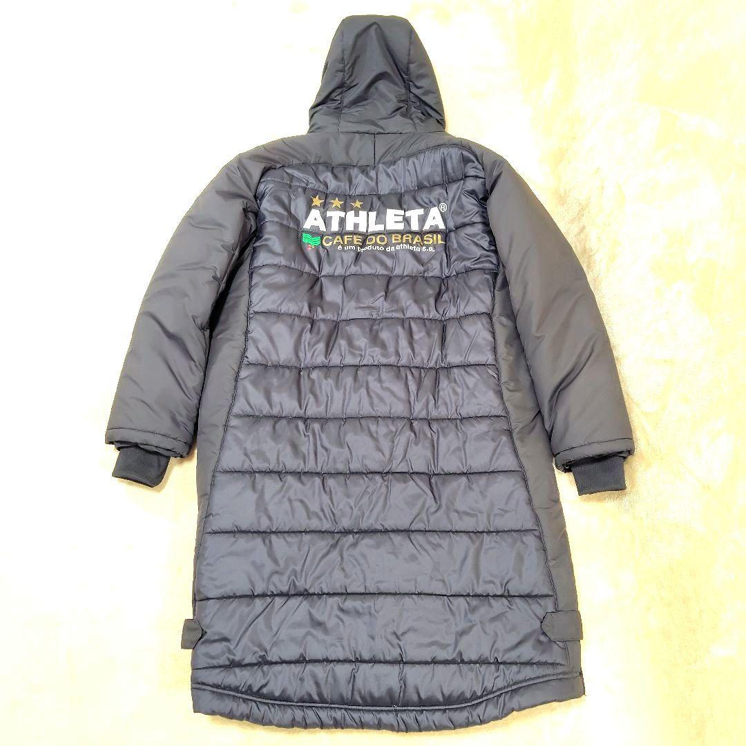 極美品 ATHLETA ベンチコート サッカー ジャケット フットサル M