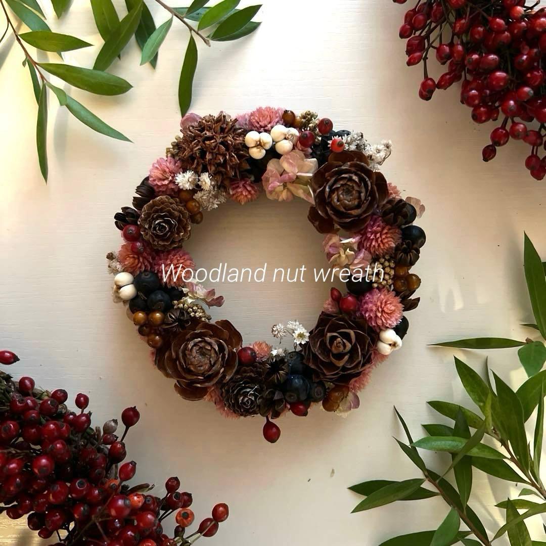 森の木の実のリース　no.192